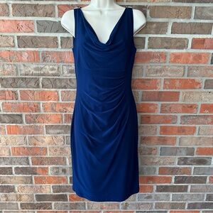 Lauren Ralph Lauren Embellishment Detail Ruched Cocktail Party Dress Size 4